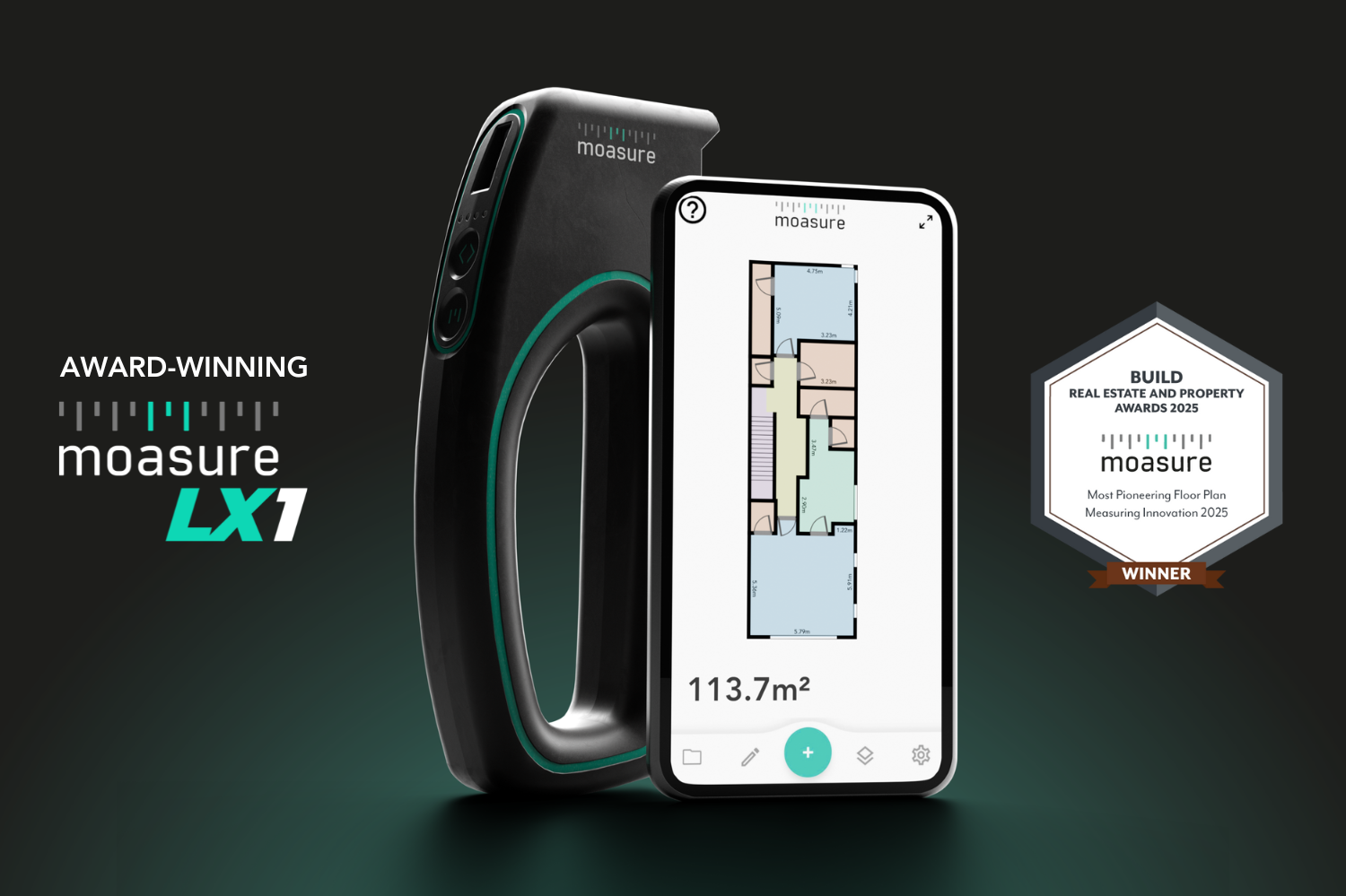Moasure’s LX1 Recognised as ‘Most Pioneering Floor Plan Measuring Innovation 2025’
