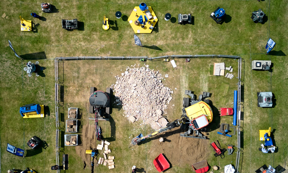 Non-stop demos at Plantworx in Peterborough